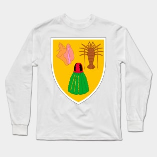 Coat of arms of the Turks and Caicos Islands Long Sleeve T-Shirt